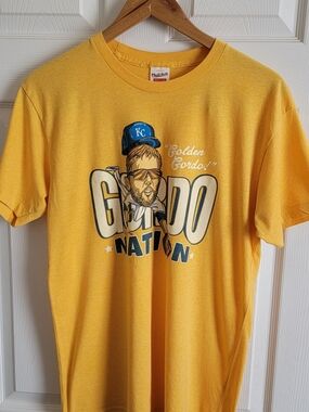 KC Royals Golden Gordo Nation Yellow Graphic Tee - Men's Shirt